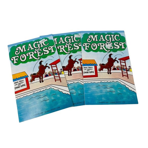 Magic Forest Amusement Park Coloring & Activity Kids Book DEADSTOCK - Picture 2 of 10